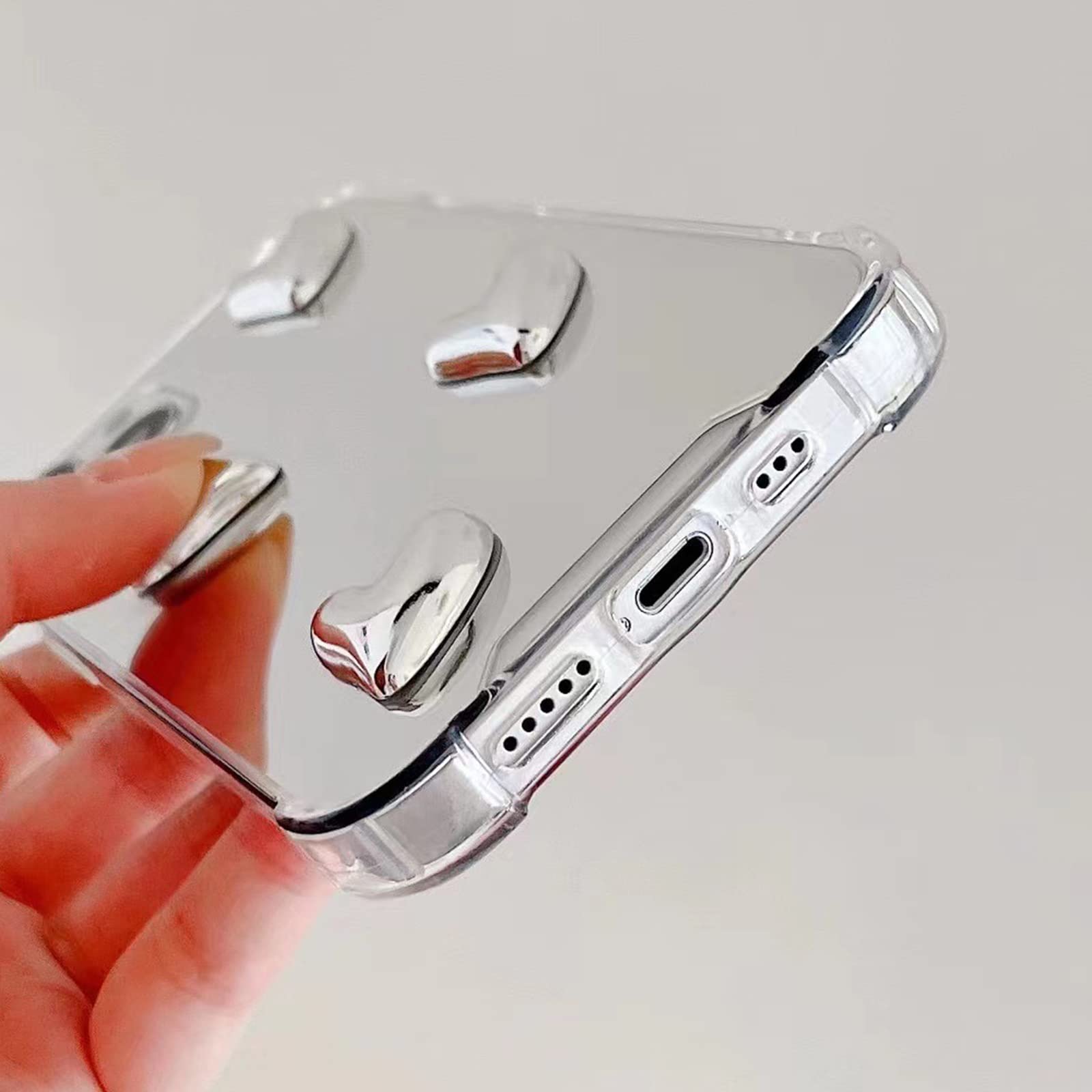 Amazon.co.jp: aowner for iPhone 15 Pro Max ミラーケース キュート